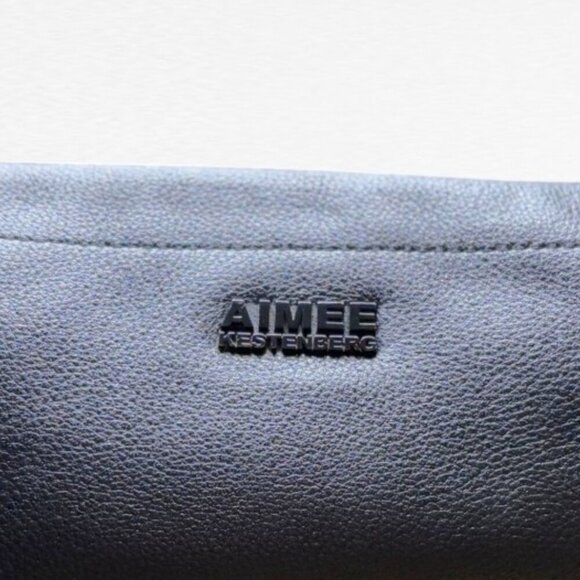 AIMEE KESTENBERG Fiery Convertible Chain Crossbody Clutch Bag In Black - Picture 3 of 12